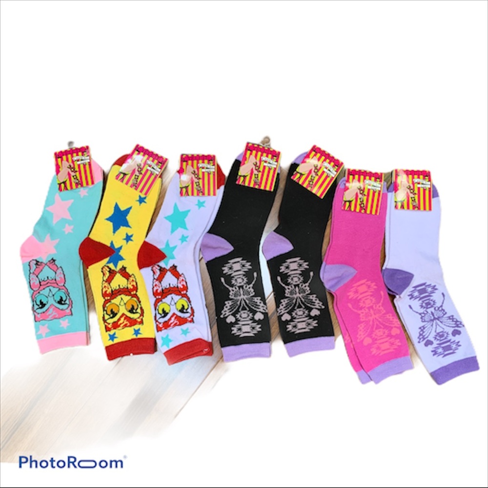 NWT 7 Pairs Fun Socks
